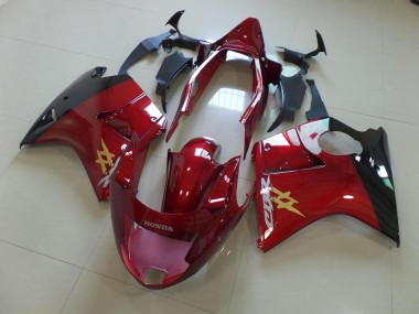 1996-2007 Candy Red Black OEM Style Honda CBR1100XX Fairings