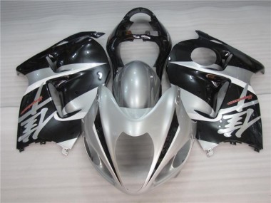 1996-2007 Silver Black Suzuki GSXR 1300 Fairings