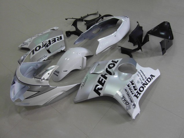 1996-2007 White Repsol Honda CBR1100XX Fairings
