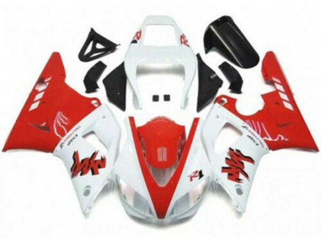 1998-1999 Red White Yamaha YZF R1 Fairings & Bodywork