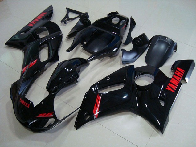 1998-2002 Glossy Black Red Decals Yamaha YZF R6 Fairings & Bodywork