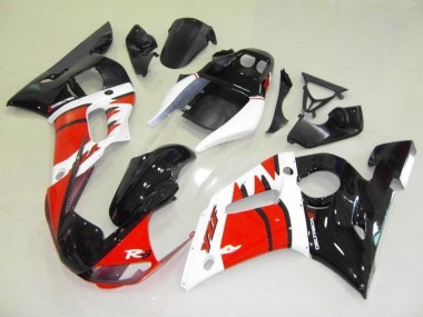 1998-2002 Red White Black Yamaha YZF R6 Fairings