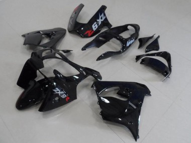 2000-2001 Black with Grey Decals Kawasaki Ninja ZX9R Fairings