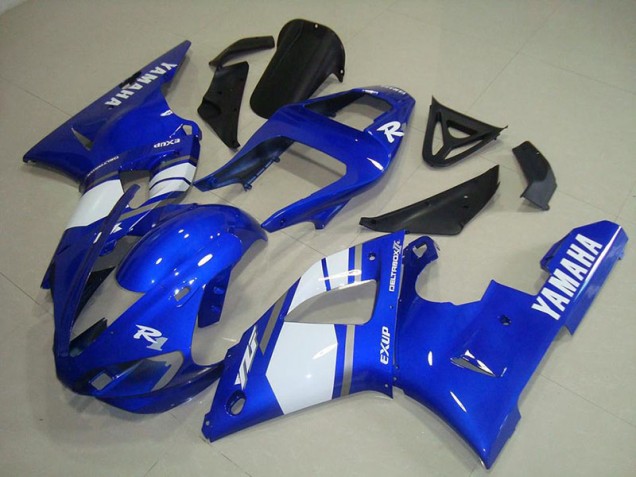 2000-2001 Blue White Yamaha YZF R1 Fairings Bodywork