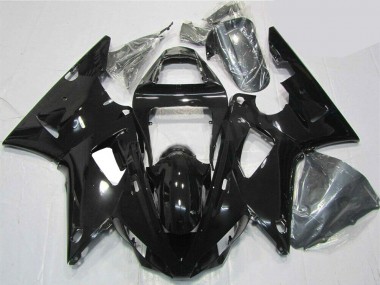 2000-2001 Glossy Black Yamaha YZF R1 Fairings