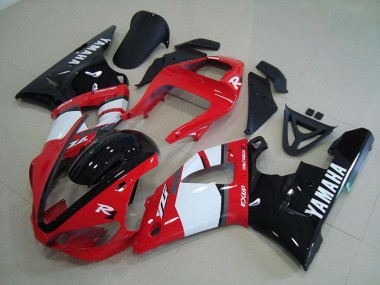 2000-2001 Red Black White Yamaha YZF R1 Fairings