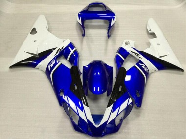 2000-2001 White Blue Yamaha YZF R1 Fairings