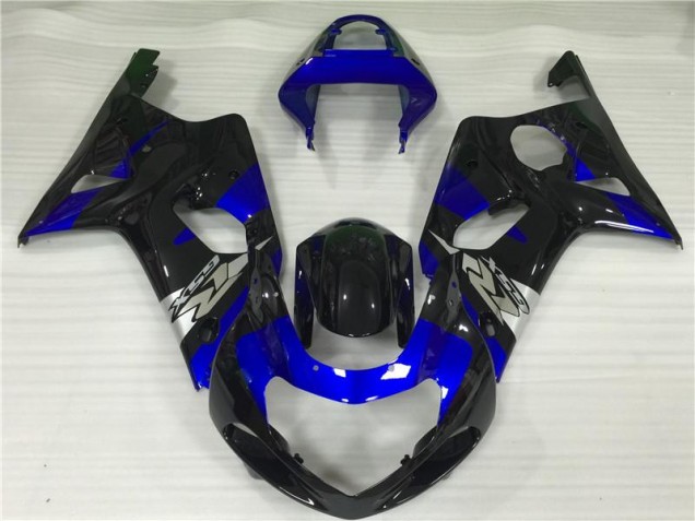 2000-2002 Blue Black Suzuki GSXR 1000 Fairings