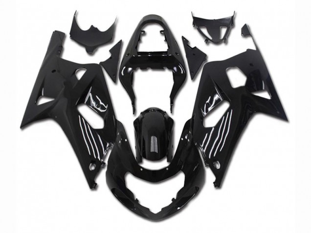 2001-2003 Black Suzuki GSXR 600/750 Abs Fairing Kits