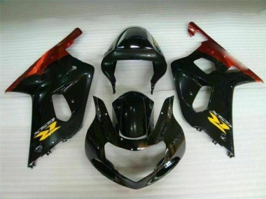 2001-2003 Black Suzuki GSXR 600/750 Fairings & Bodywork