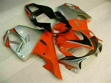 2001-2003 Red Silver Honda CBR600 F4i Full Fairing Kit