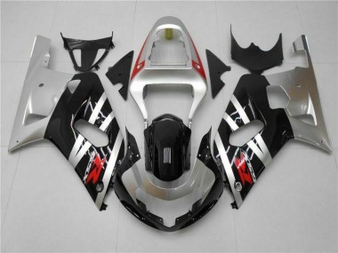 2001-2003 Silver Suzuki GSXR 600/750 Fairings