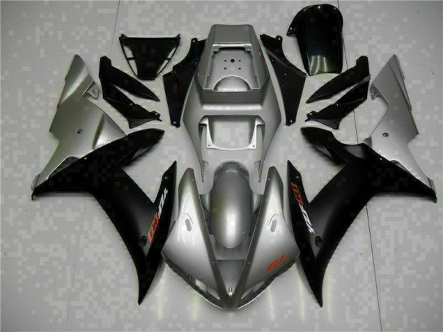 2002-2003 Black Yamaha YZF R1 Complete Fairing Kit