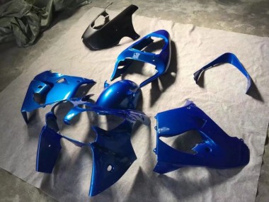 2002-2003 Blue Matte Black Kawasaki Ninja ZX9R Fairings