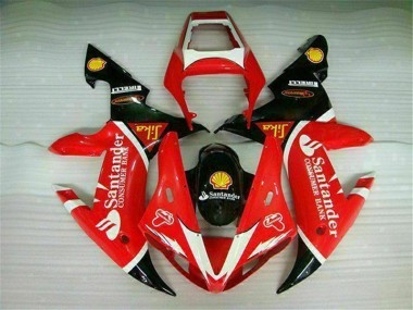 2002-2003 Red Yamaha YZF R1 Full Fairing Kit