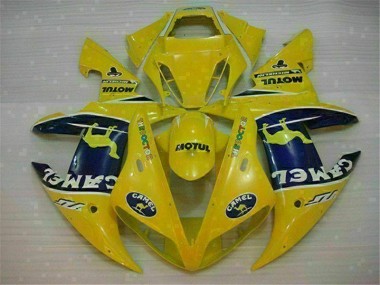 2002-2003 Yellow Yamaha YZF R1 Fairings