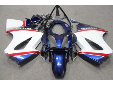 2002-2013 Blue White Honda VFR800 Fairings