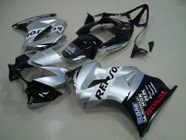 2002-2013 Silver Repsol Honda VFR800 Fairings