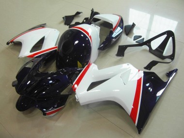 2002-2013 White Dark Blue Honda VFR800 Fairings