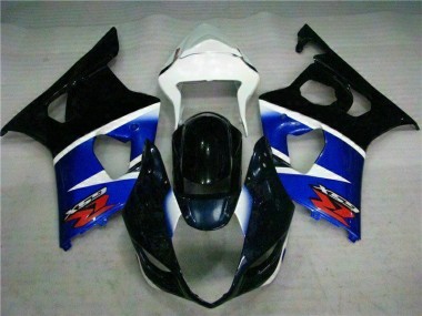 2003-2004 Black Blue Suzuki GSXR 1000 Abs Fairing Kit