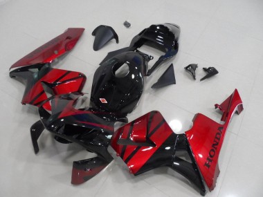 2003-2004 Black Candy Red Honda CBR600RR Fairings