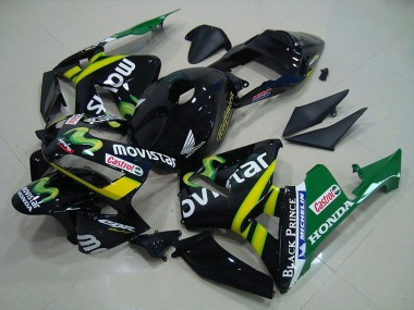 2003-2004 Black Movistar Honda CBR600RR Fairings