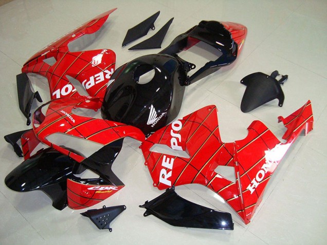 2003-2004 Black Spider Man Honda CBR600RR Fairings