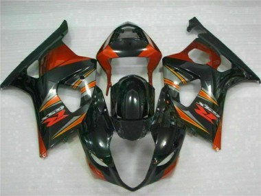 2003-2004 Black Suzuki GSXR 1000 Full Fairing Kit