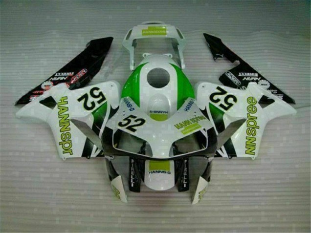 2003-2004 Green White Black Honda CBR600RR Fairings