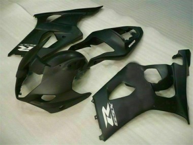 2003-2004 Matte Black Suzuki GSXR 1000 Abs Fairing Kit