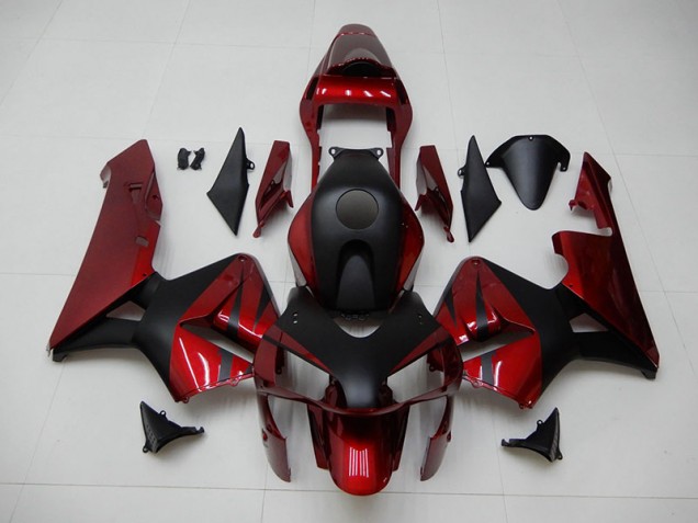 2003-2004 Red Black Honda CBR600RR Abs Fairing Kit