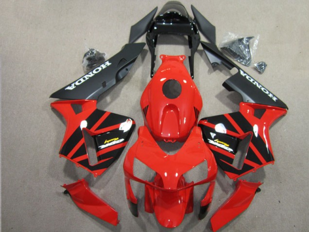 2003-2004 Red Black Honda CBR600RR Plastics Fairings