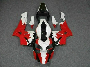 2003-2004 Red White Honda CBR600RR Fairings