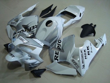 2003-2004 Repsol White Silver Honda CBR600RR Fairings