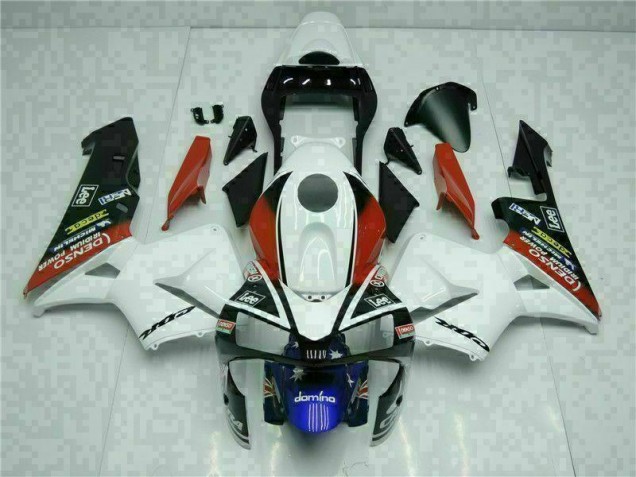 2003-2004 White Blue Honda CBR600RR Fairings