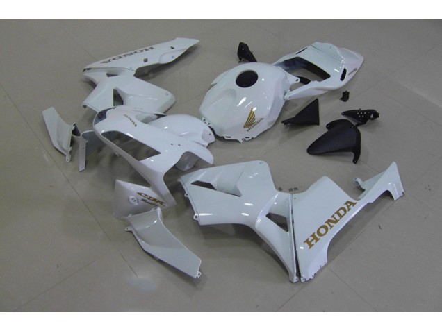 2003-2004 White Gold Honda CBR600RR Fairings