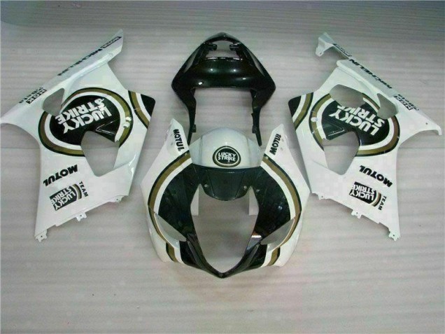 2003-2004 White Suzuki GSXR 1000 Abs Fairing Kit