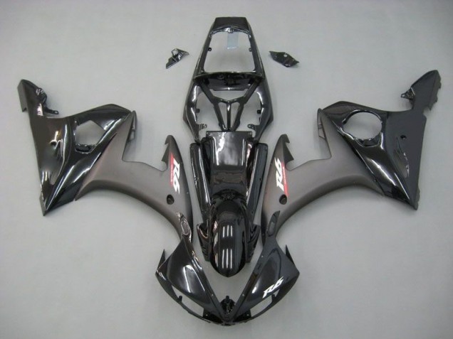 2003-2005 Contrast Black Yamaha YZF R6 Fairings