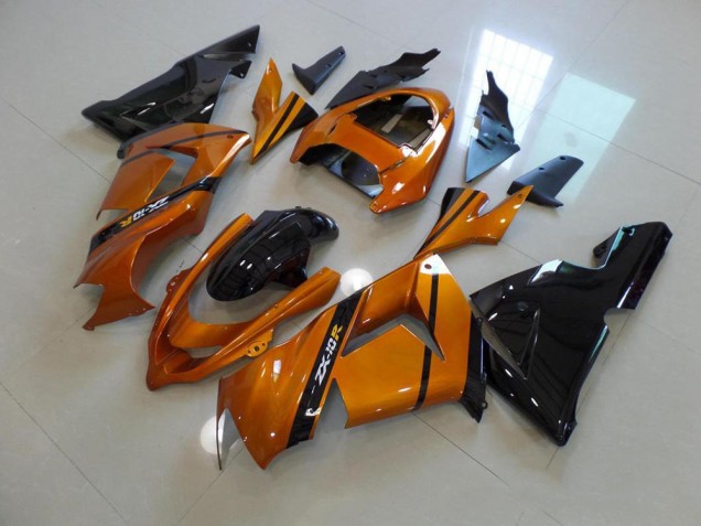 2003-2005 Gold Black Kawasaki Ninja ZX10R Fairings