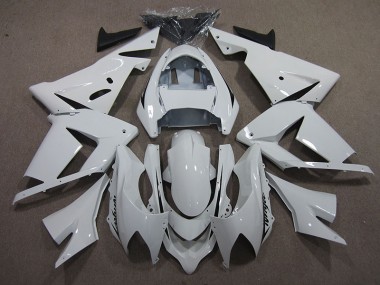 2003-2005 White Kawasaki Ninja ZX10R Fairings