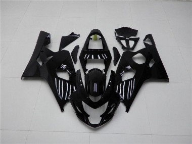 2004-2005 Glossy Black Suzuki GSXR 600/750 Fairings