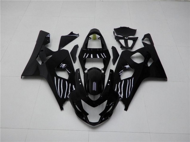 2004-2005 Glossy Black Suzuki GSXR 600/750 Fairings