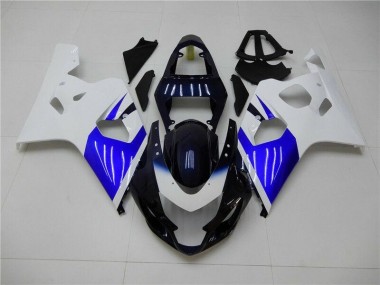 2004-2005 White Blue Suzuki GSXR 600/750 Fairings