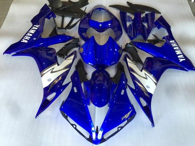 2004-2006 Glossy Blue White Yamaha YZF R1 Fairings