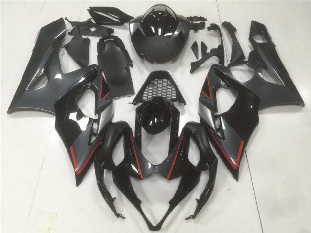 2005-2006 Black Grey Suzuki GSXR 1000 Fairings