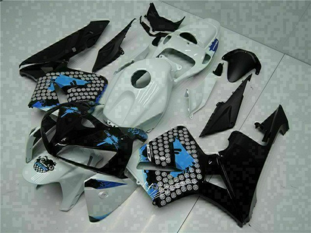 2005-2006 Black Honda CBR600RR Plastic Full Fairing Kit