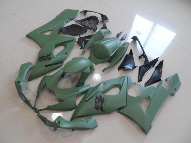 2005-2006 Matte Army Green Suzuki GSXR 1000 Fairings