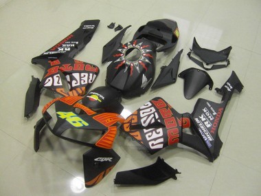 2005-2006 Matte Black Rossi Honda CBR600RR Fairings