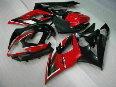 2005-2006 Red Black Suzuki GSXR 1000 Abs Fairing Kit