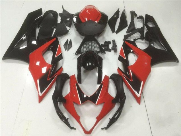 2005-2006 Red Black Suzuki GSXR 1000 Fairing Kit & Bodywork